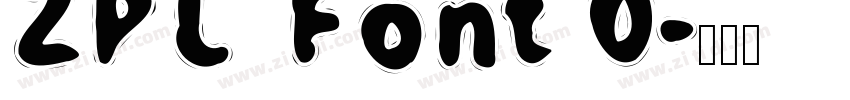 ZPL Font 0字体转换